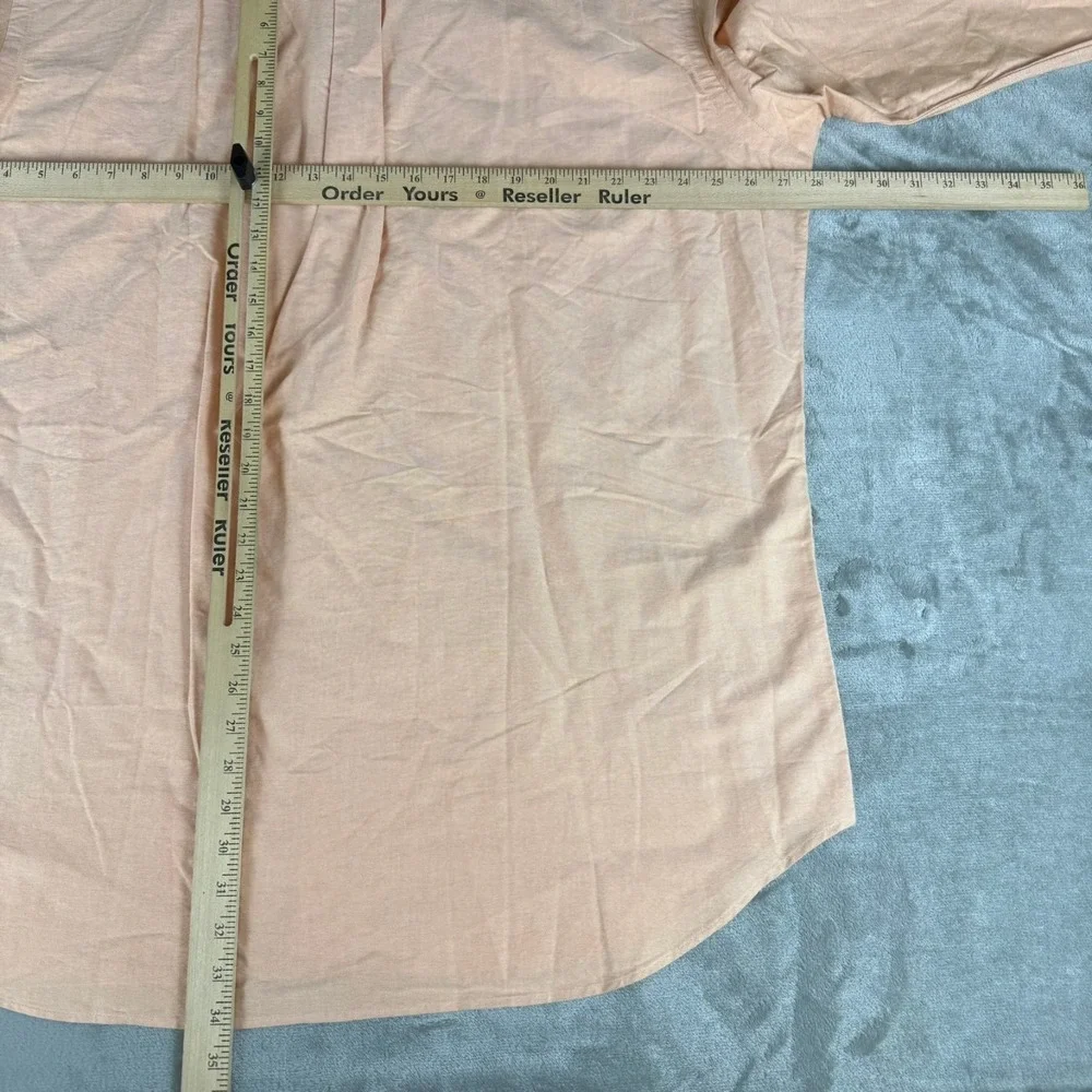Polo Ralph Lauren Button-Down Shirt Mens XLT Peach Cotton Flesh Pony New NWOT